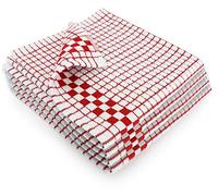 Fecido - Strofinacci classici da cucina, resistenti, super assorbenti, 100% cotone, di qualità professionale, realizzati in Europa