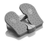 Feciser a pedale silenzioso, pieghevole sotto la scrivania exerciser gamba mentre si è seduto, mini stepper scale sotto la scrivania esercitatore pedale pieghevole pieghevole in (Grey)