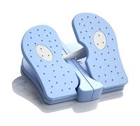 Feciser a pedale silenzioso, pieghevole sotto la scrivania exerciser gamba mentre si è seduto, mini stepper scale sotto la scrivania esercitatore pedale pieghevole pieghevole in (Blue)