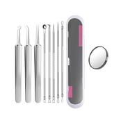 Fecong Stainless Steel Blackhead Removal Kit, Fecong Tweezers, Fecong Precision Blackhead Removal Tweezers, Professional Blackhead Extractor Tools Set (Set C)