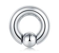 FECTAS PA Anello Piercing Prince Albert Anelli con perline imperdibili Azione a molla Anelli CBR Monster Screwball 00G-0G-2G-4G-6G-8G-10G-12G 12mm/16mm/19mm Gioielli per il corpo in acciaio chirurgico