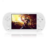 FEDBNET Console di gioco portatile, 5.1 console di gioco portatile da 8 GB Lettore integrato 10000 giochi per regali di compleanno per bambini Regali - Supporto Scarica giochi