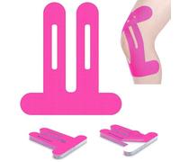 FEDDTY 10 Pezzi Nastro Fasciature Sportive Kinesiology Tape Nastro Per Muscoli Tape Crossfit Benda Elastica Autoadesiva Nastro Sportivo Cerotti Taping Kinesiologico (Rosa)