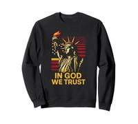 Fede Americana in Dio Ci fidiamo degli Uomini cristiani Religiosi Felpa