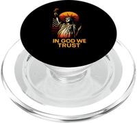 Fede americana in Dio: ci fidiamo dei religiosi cristiani retrò PopSockets PopGrip per MagSafe