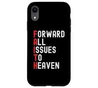 Fede basata su tutte le questioni al cielo Gesù cristiano Custodia per iPhone XR