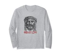 Fede Camicia Gesù Cristo Senza Fine Amore Cristiano Religione Maglia a Manica