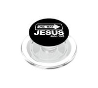 Fede cristiana a senso unico Gesù Giovanni 14:6 PopSockets PopGrip per MagSafe