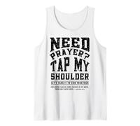 Fede Cristiana Bisogno di Preghiera Toccare la mia Spalla Canotta