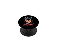 Fede cristiana Dio è una buona Bibbia PopSockets PopGrip Adesivo
