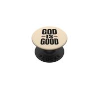 Fede cristiana Dio è una buona Bibbia PopSockets PopGrip Adesivo