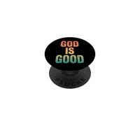 Fede cristiana Dio è una buona Bibbia PopSockets PopGrip Adesivo