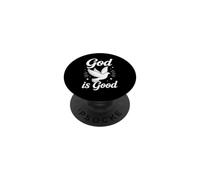 Fede cristiana Dio è una buona Bibbia PopSockets PopGrip Adesivo