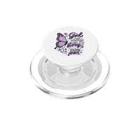 Fede cristiana Dio sta ancora scrivendo la tua storia Farfalla PopSockets PopGrip per MagSafe