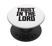 Fede cristiana Fiducia nel Signore Scrittura Proverbi 3:5 PopSockets PopGrip Adesivo