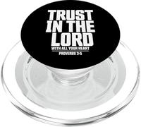 Fede cristiana Fiducia nel Signore Scrittura Proverbi 3:5 PopSockets PopGrip per MagSafe
