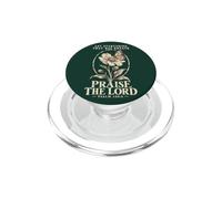 Fede cristiana lode il Signore Salmo 150:6 Farfalla PopSockets PopGrip per MagSafe