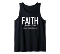 Fede Cristiana Parola Minimalista Inspirational Design Canotta