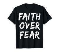 Fede Cristiana sulla Paura Credente Religioso Gesù Chiesa Maglietta