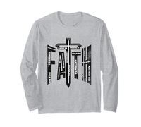 Fede Cristiana Versetti Bibbia Credenze religiose Maglia a Manica