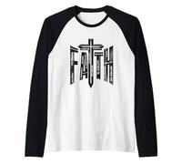 Fede Cristiana Versetti Bibbia Credenze religiose Maglia con Maniche Raglan
