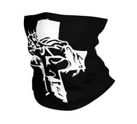 Fede Croce, Cristianesimo, Gesù Uomo Donna Scaldacollo Antivento Decorazione Facciale Traspirante Bandana Ghetta da Collo per Escursionismo Pesca Traspirante