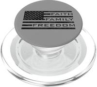 FEDE FAMIGLIA LIBERTÀ USA BANDIERA AMERICANA PopSockets PopGrip per MagSafe