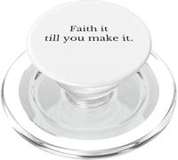 Fede fino a quando non ce la fai. religione cristiana PopSockets PopGrip per MagSafe