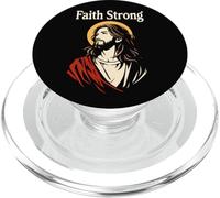 Fede Forte Gesù Cristo Vintage Bibbia Cristiana Preghiera PopSockets PopGrip per MagSafe