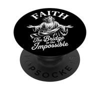 Fede Il ponte verso l'impossibile streetwear cristiano PopSockets PopGrip Adesivo