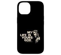 Fede in Gesù La mia vita data a Dio Cristo vive Custodia per iPhone 14