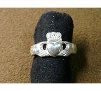 FEDE IRLANDESE °CLADDAGH° IN ARGENTO 925 MILLESIMI