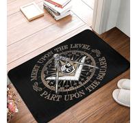 Fede Massonica, Speranza E Carità, Logo Massonico Tappetini Porta Dingresso Lavabile Tappeto Ingresso Casa Antiscivolo Tappeti D'Ingresso Per Interno Balcone Soggiorno 40X60 Cm