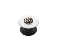 Fede oltre la paura | BJJ Jiu Jitsu Gesù PopSockets PopGrip Adesivo