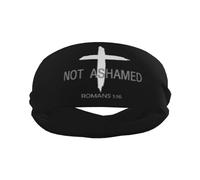 Fede religiosa cristiana Gesù-Romani 1:16 Fascia sportiva Fasce per capelli eleganti per esercizi di yoga traspiranti