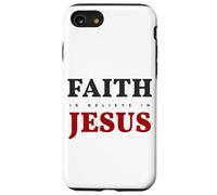 Fede religiosa ispiratrice Bibbia Versetto Dio crede Gesù Custodia per iPhone SE (2020) / 7/8