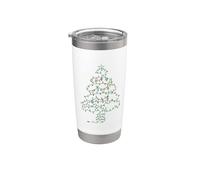 Fede religiosa speranza amore albero di Natale corrispondenza Bicchiere termico in acciaio inox doppia parete
