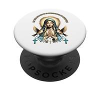 Fede - Santa Maria Giustizia PopSockets PopGrip Adesivo