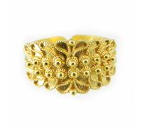 Fede sarda filigrana oro giallo 18 kt anello campidanese GIOIELLO SARDEGNA