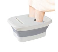 Fede Soaking Tob - Bacino Spa Per Bagno Pieghevole Portatile, Secchio Di Massaggi Ergonomici | Pedicure Campeggio Campeggio Comfort, Cura Della Terapia Curativa, Profondo Durevole Leggero, Ri
