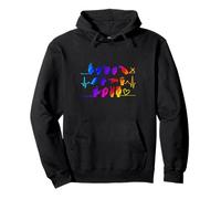 Fede Speranza Amore ASL Lingua dei segni americana Battito cardiaco Felpa con Cappuccio