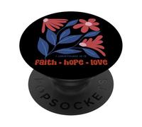 Fede Speranza Amore Cristianesimo Fede Bibbia PopSockets PopGrip Adesivo
