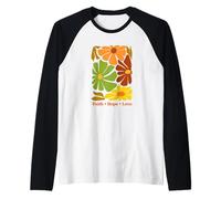Fede Speranza Amore Fede Cristiana Gesù Cristo Maglia con Maniche Raglan
