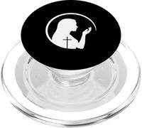 fede speranza amore silhouette per la chiesa pasquale PopSockets PopGrip per MagSafe