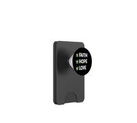 Fede speranza e amore carino ottimista spirituale per mamma fede PopSockets PopWallet per MagSafe