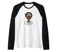 Fede sulla Paura Afrocentric Headwrap Maglia con Maniche Raglan