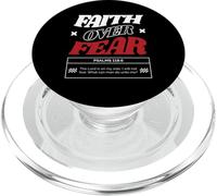 Fede sulla paura Bibbia Cristiana Versetto Salmi Scrittura PopSockets PopGrip per MagSafe