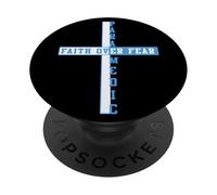 Fede sulla paura Christian EMT First Responder ART SUL RETRO PopSockets PopGrip Adesivo