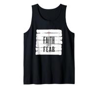Fede sulla Paura Christian Inspirational Steetwear Vangelo Canotta