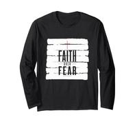 Fede sulla Paura Christian Inspirational Steetwear Vangelo Maglia a Manica